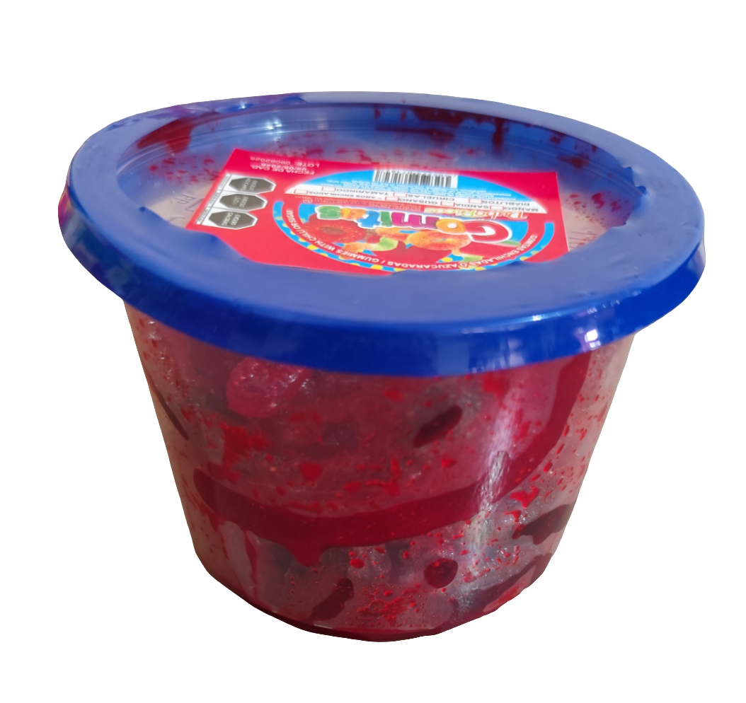 Gusanitos con chamoy agridulce frutal